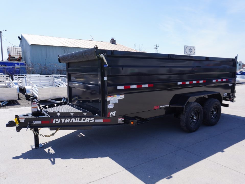New 2027 PJ Trailers DM 83"x16ft Dump Trailer