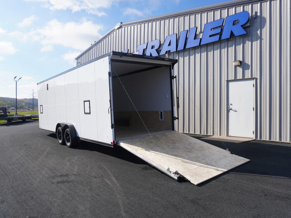 New 2025 Stealth Trailers 7.5x29ft Snowmobile Trailer