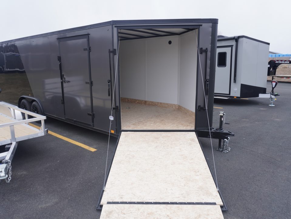New 2026 Discovery Trailers 8.5x24+5'V Snowmobile Trailer