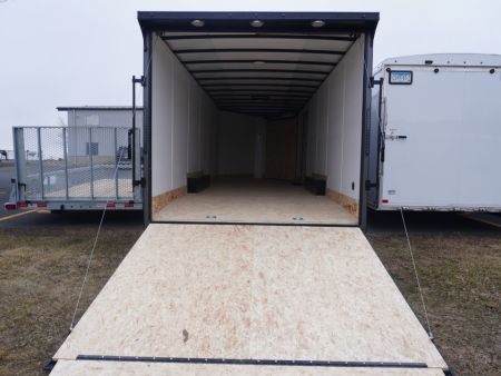 New 2026 Discovery Trailers 8.5x24+5'V Snowmobile Trailer