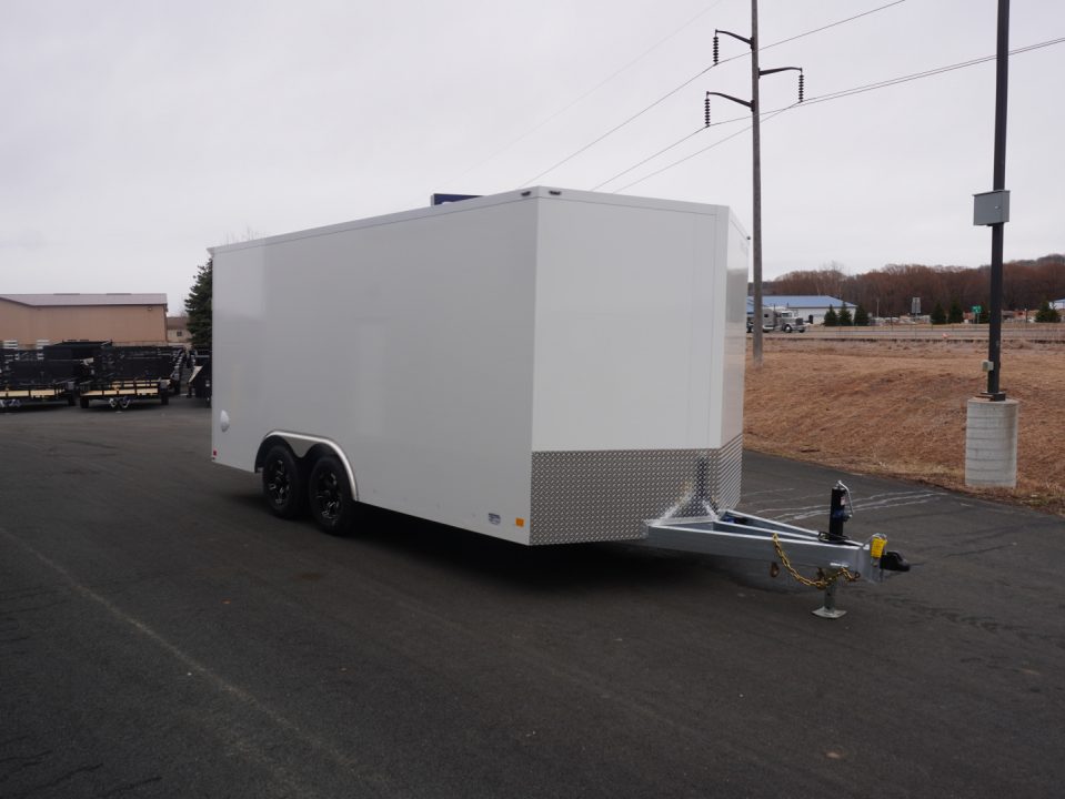 New 2026 Cell-Tech Trailers 8.5x16 Galvanized Steel Cargo / Enclosed Trailer