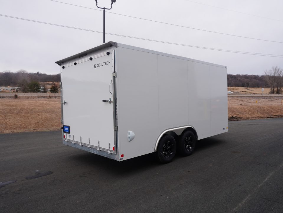 New 2026 Cell-Tech Trailers 8.5x16 Galvanized Steel Cargo / Enclosed Trailer