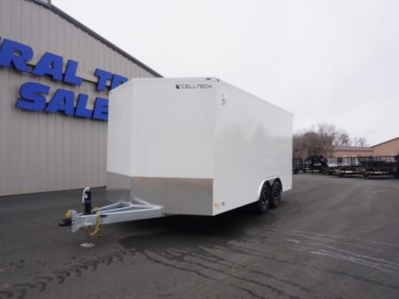 New 2026 Cell-Tech Trailers 8.5x16 Galvanized Steel Cargo / Enclosed Trailer