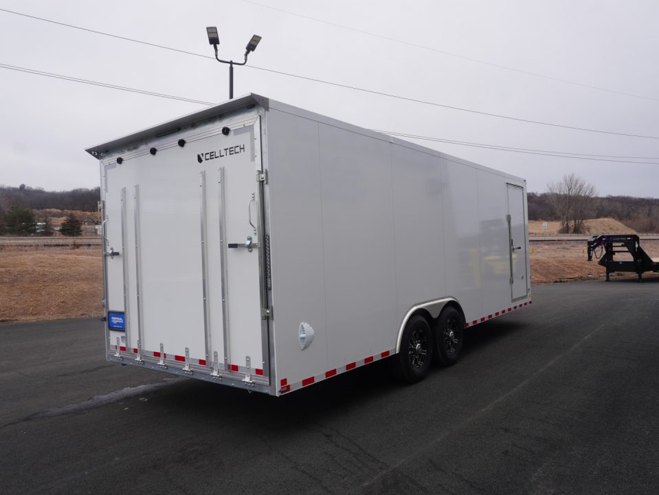 New 2026 Cell-Tech Trailers 8.5x22 Galvanized Enclosed Trailer