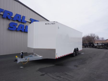 New 2026 Cell-Tech Trailers 8.5x22 Galvanized Enclosed Trailer