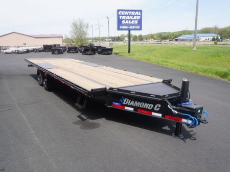 New 2026 Diamond C Trailers DET210 24ft Deckover Tilt Trailer