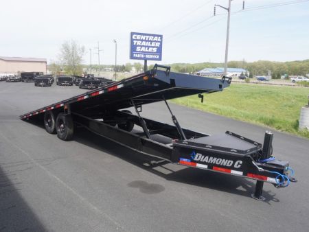 New 2026 Diamond C Trailers DET210 24ft Deckover Tilt Trailer