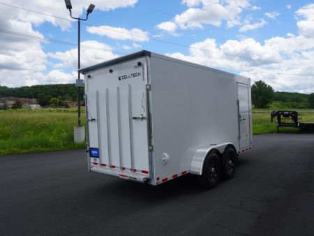 New 2026 Cell-Tech Trailers 7x16ft Galvanized Cargo / Enclosed Trailer