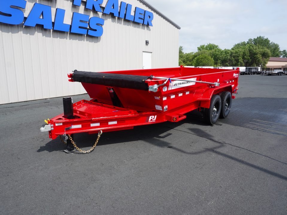New 2027 PJ Trailers DT1 83"x16ft Dump Trailer