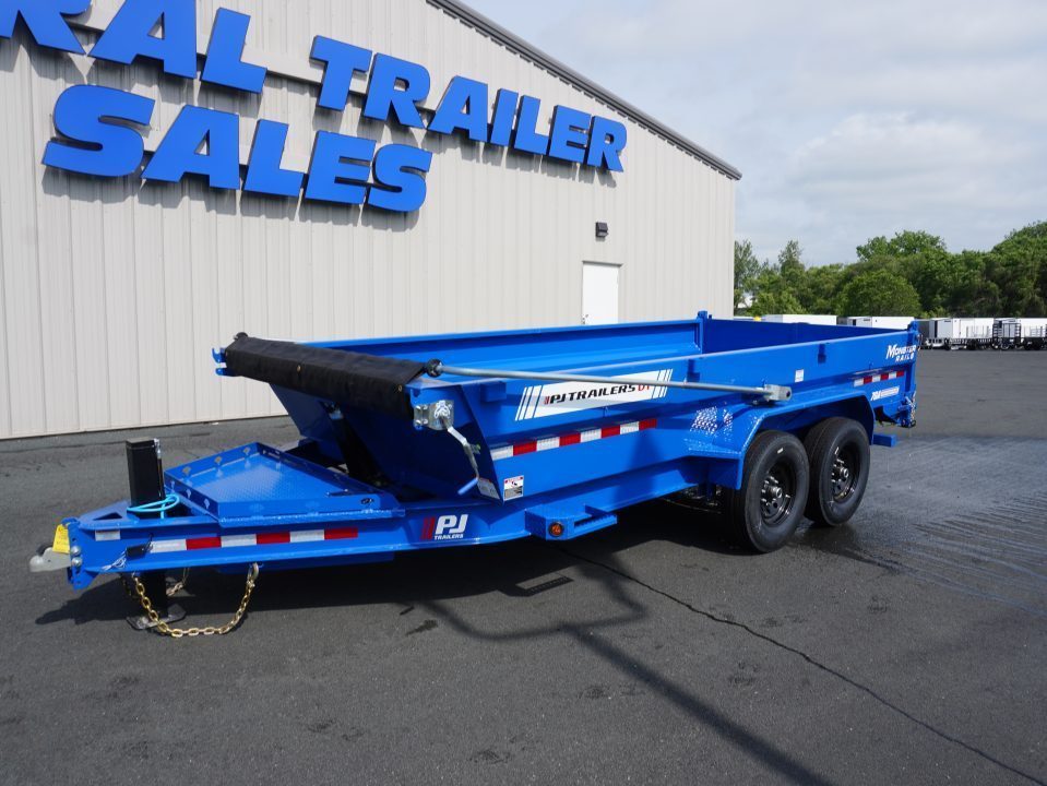 New 2027 PJ Trailers DT1 83"x16ft Dump Trailer
