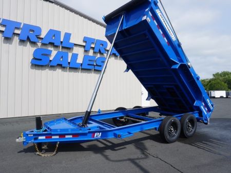 New 2027 PJ Trailers DT1 83"x16ft Dump Trailer