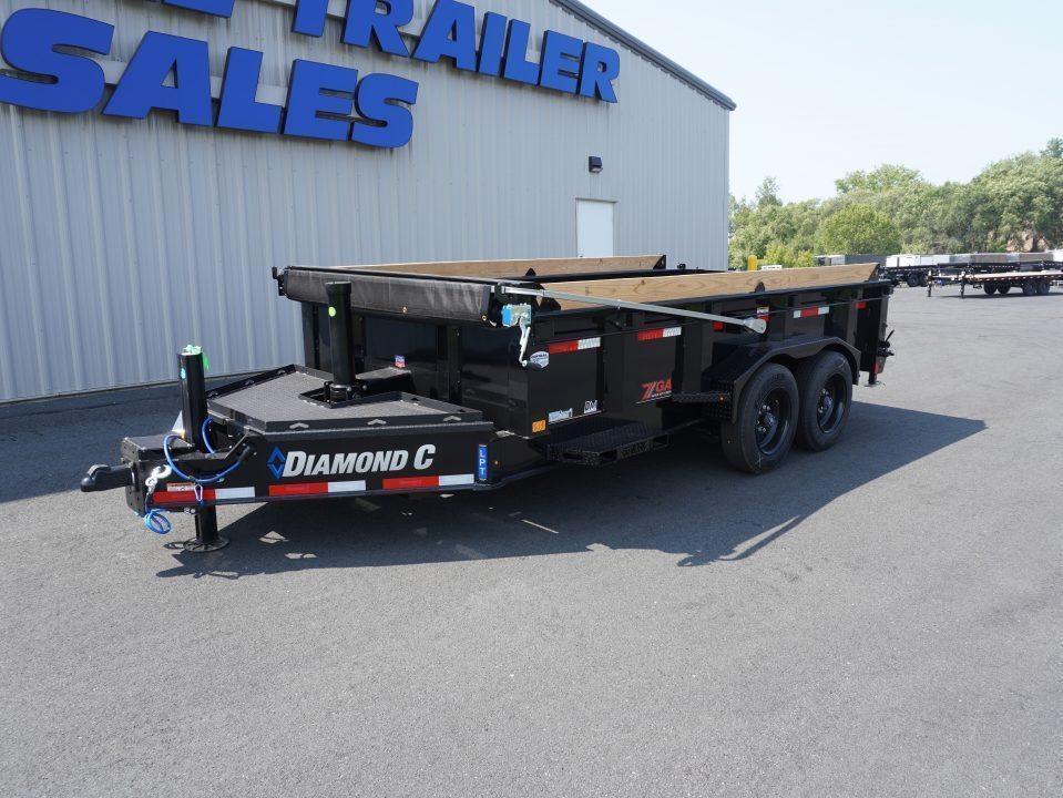 New 2027 Diamond C Trailers LPT208 81"x14' Dump Trailer