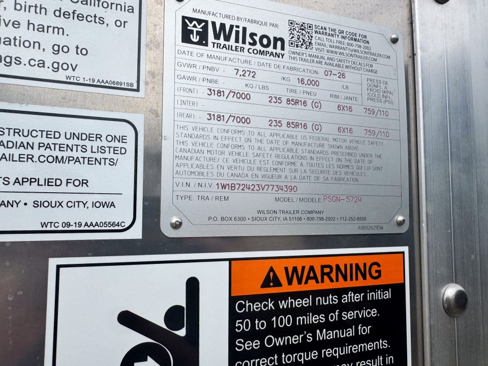 New 2027 Wilson Trailer Company 24' RANCH HAND Stock Trailer