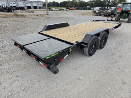 New 2027 Load Trail 83X20 TANDEM 14K EQUIPMENT HAULER W/MAX RAMPS & FULL TONGUE MAX BOX