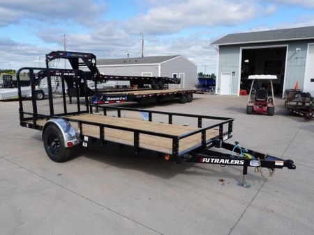 New 2027 PJ Trailers 77'x14ft 5200# Axle Utility Trailer