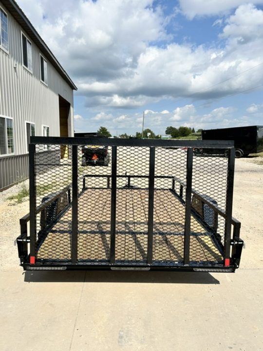 New 2027 H&H Trailers 82X12 SA DOVETAIL/REAR RAMP GATE Utility Trailer