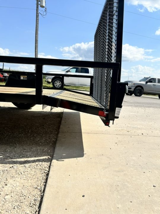 New 2027 H&H Trailers 82X12 SA DOVETAIL/REAR RAMP GATE Utility Trailer