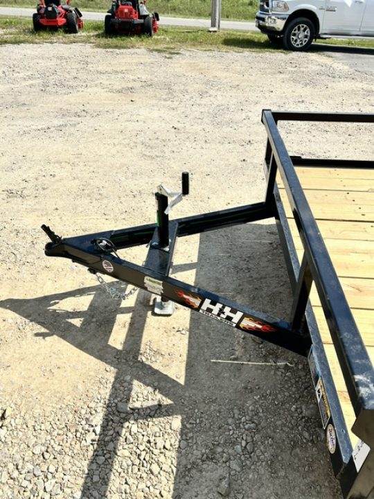 New 2027 H&H Trailers 82X12 SA DOVETAIL/REAR RAMP GATE Utility Trailer