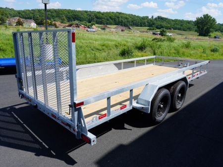 New 2027 Drive Trailers 81"x18' Galvanized Utility Trailer