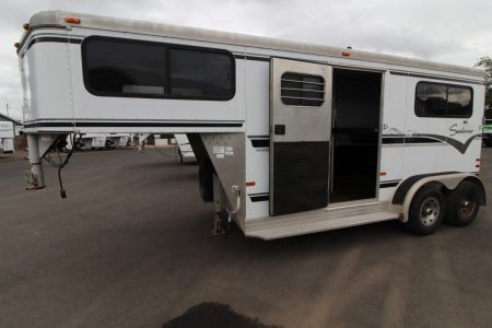 Used 1998 Sundowner Sunlite 2H GN Horse Trailer