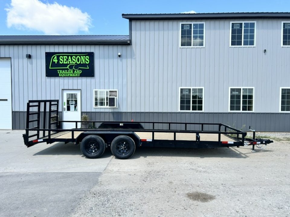 New 2027 H&H Trailers 82"X20' DOVETAIL Rail Side 7k gvwr Utility Trailer