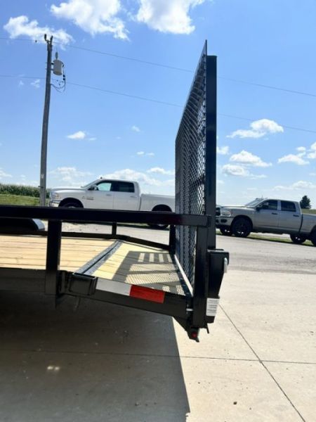 New 2027 H&H Trailers 82"X20' DOVETAIL Rail Side 7k gvwr Utility Trailer