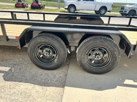 New 2027 H&H Trailers 82"X20' DOVETAIL Rail Side 7k gvwr Utility Trailer