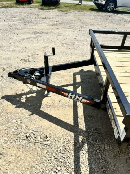 New 2027 H&H Trailers 82"X20' DOVETAIL Rail Side 7k gvwr Utility Trailer