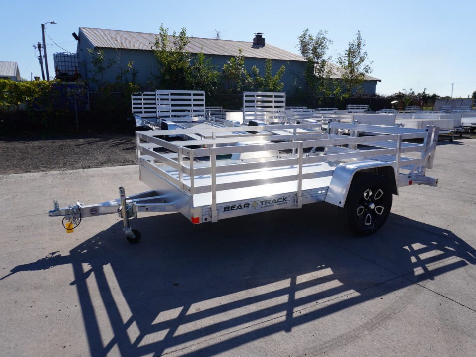 New 2026 Bear Track 76'x10ft Aluminum Utility Trailer