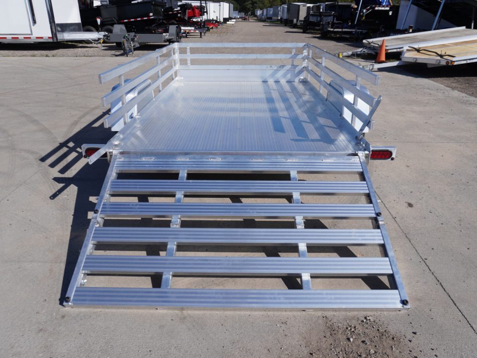 New 2026 Bear Track 76'x10ft Aluminum Utility Trailer
