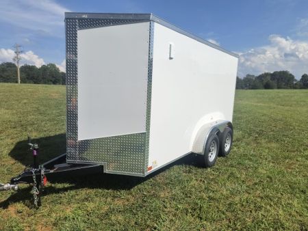 New 2027 Seed Cargo 6x12 Tandem Axle Enclosed Trailer w/Rear Ramp Cargo / Enclosed Trailer