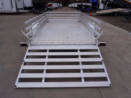 New 2026 Bear Track 76'x12ft Aluminum Utility Trailer