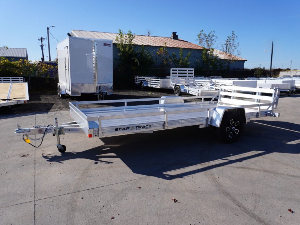 New 2026 Bear Track 80"x15ft Aluminum Utility Trailer
