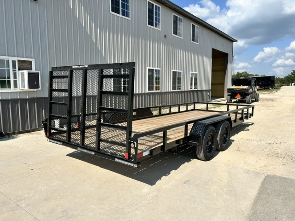 New 2027 H&H Trailers 82"X20' Rail Side 7k gvwr Utility Trailer