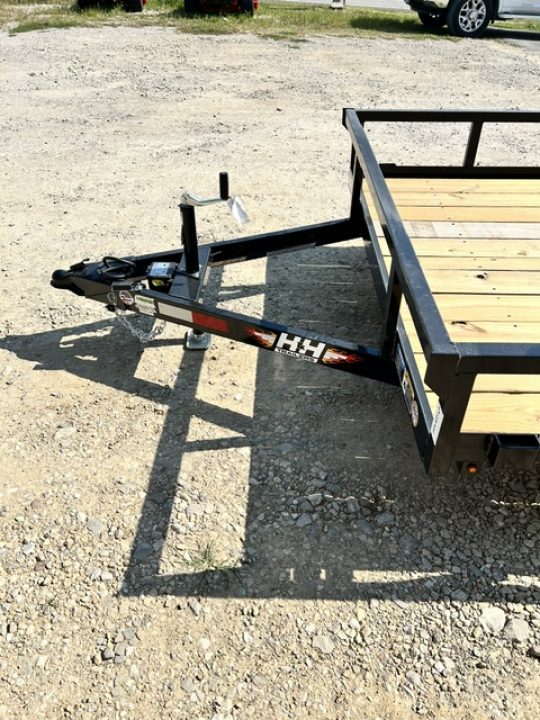 New 2027 H&H Trailers 82"X20' Rail Side 7k gvwr Utility Trailer