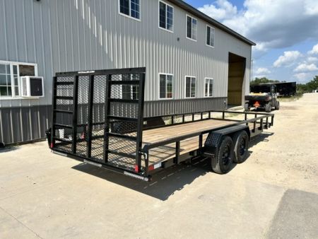 New 2027 H&H Trailers 82"X20' Rail Side 7k gvwr Utility Trailer