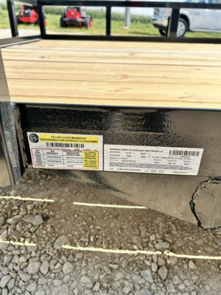 New 2027 H&H Trailers 82"X20' Rail Side 7k gvwr Utility Trailer