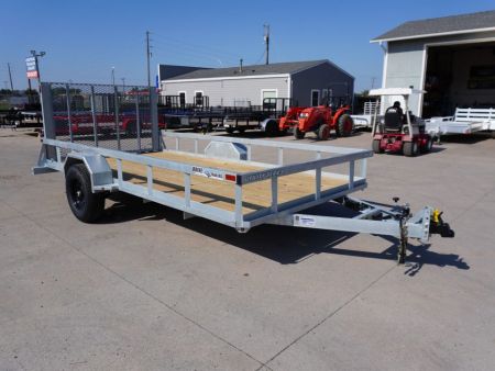 New 2027 Drive Trailers 7x14ft Galvanized Utility Trailer