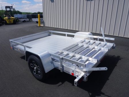 New 2026 Bear Track 76'x10ft Aluminum Utility Utility Trailer
