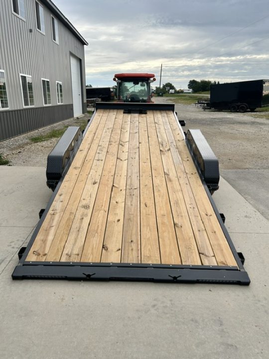 New 2027 H&H Trailers 82"X18' EX 7K SPEEDLOADER POWER TILT Car / Racing Trailer