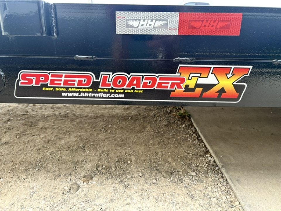 New 2027 H&H Trailers 82"X18' EX 7K SPEEDLOADER POWER TILT Car / Racing Trailer