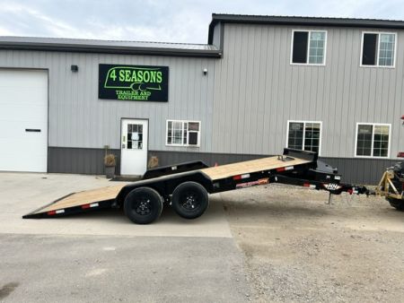 New 2027 H&H Trailers 82"X18' EX 7K SPEEDLOADER POWER TILT Car / Racing Trailer