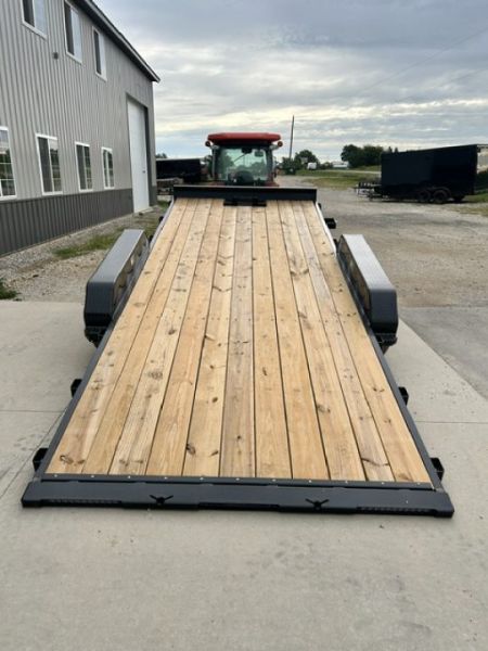 New 2027 H&H Trailers 82"X18' EX 7K SPEEDLOADER POWER TILT Car / Racing Trailer