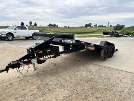 New 2027 H&H Trailers 82"X18' EX 7K SPEEDLOADER POWER TILT Car / Racing Trailer