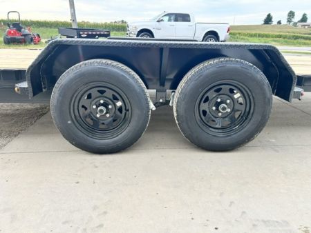 New 2027 H&H Trailers 82"X18' EX 7K SPEEDLOADER POWER TILT Car / Racing Trailer