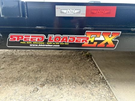 New 2027 H&H Trailers 82"X18' EX 7K SPEEDLOADER POWER TILT Car / Racing Trailer