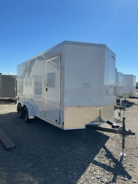 New 2027 Formula Trailers 7X16 TRAVERSE FLAT TOP V-NOSE 7K