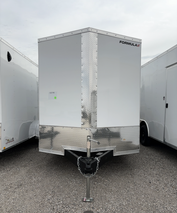 New 2027 Formula Trailers 7X14 CONQUEST SE FLAT TOP VNOSE 7K W/RAMP