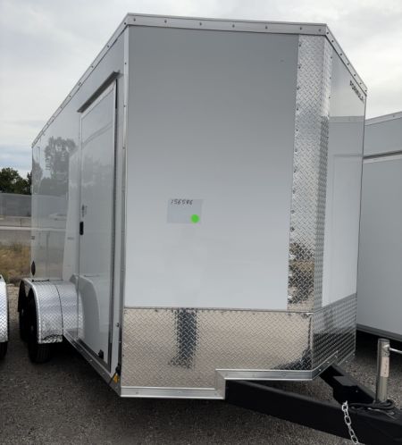 New 2027 Formula Trailers 7X14 CONQUEST SE FLAT TOP VNOSE 7K W/RAMP