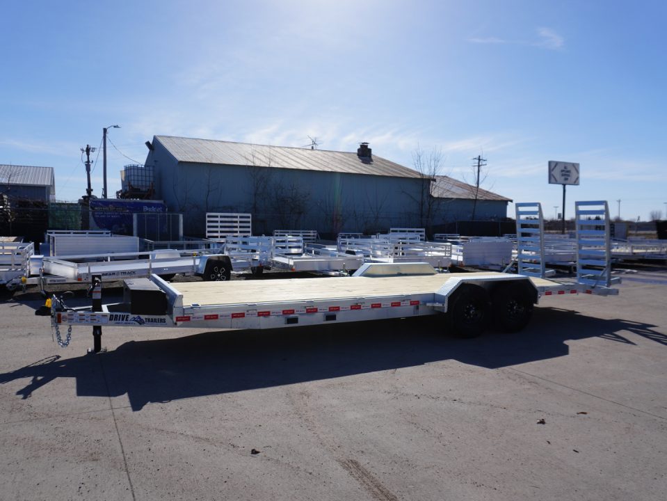 New 2027 Drive Trailers 82"X24' Galvanized Equipment Trailer